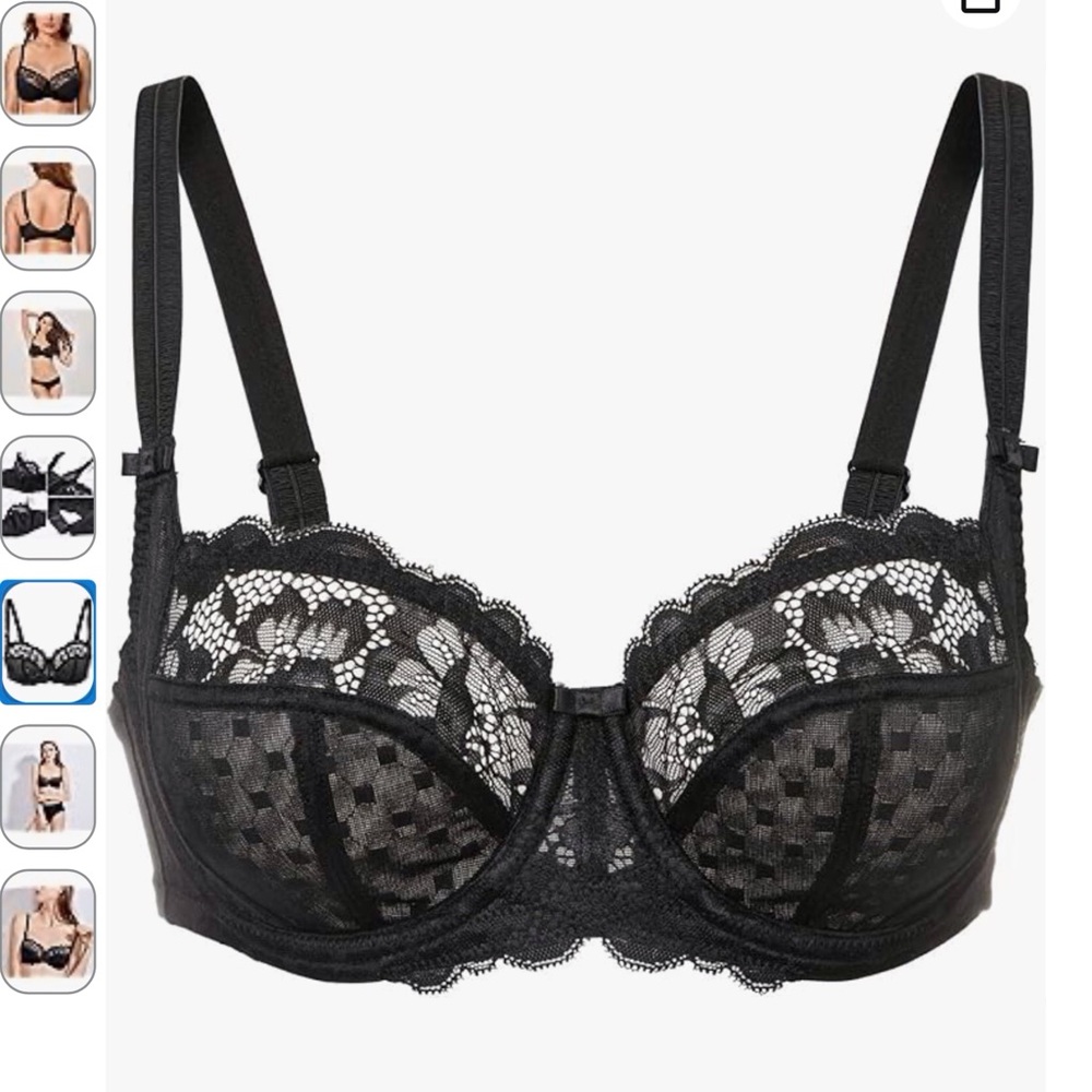 Unlined Underwire Lace Bra